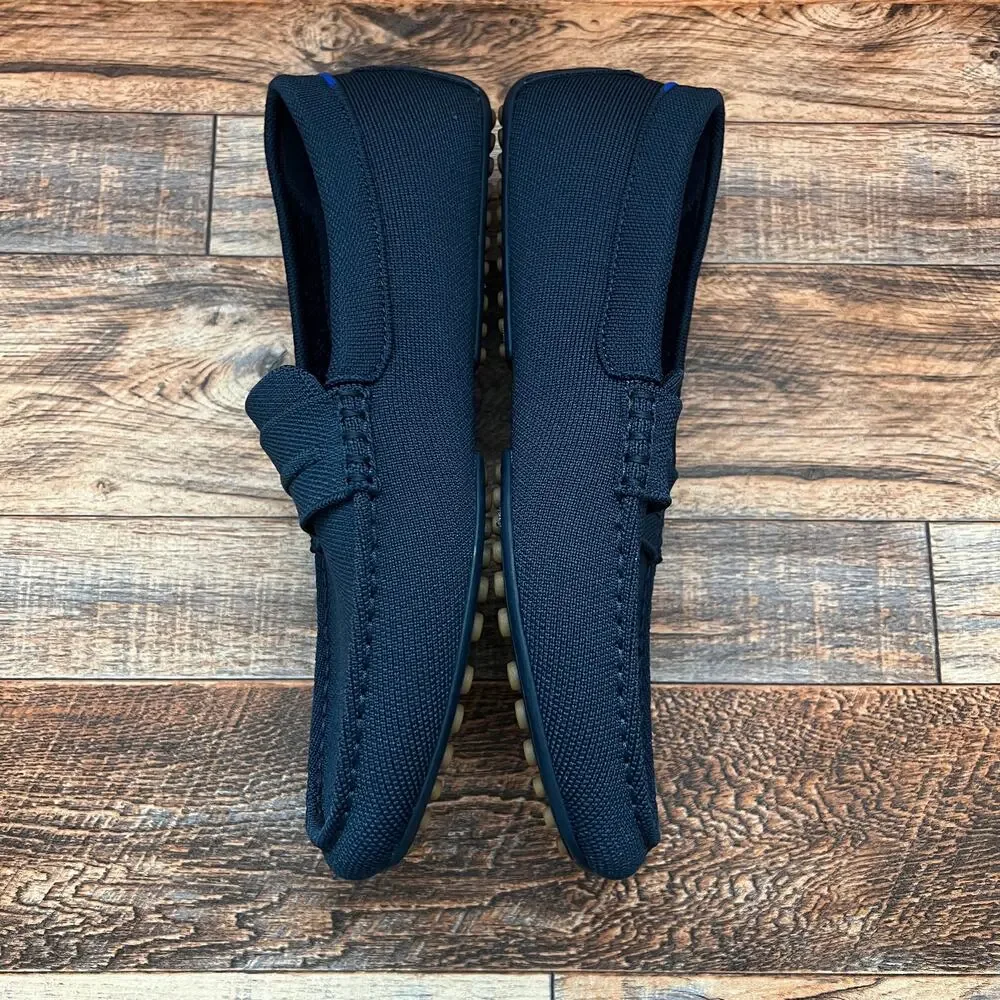 Rothy's the Driving Loafer Navy Blue Men's 11 Shoe Washable